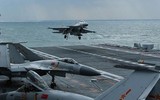 [ẢNH] Đưa ‘hổ giấy’ J-15 ra bay biển, hiểm nguy rình rập chính phi công Trung Quốc