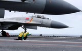 [ẢNH] Đưa ‘hổ giấy’ J-15 ra bay biển, hiểm nguy rình rập chính phi công Trung Quốc
