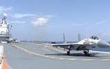 [ẢNH] Đưa ‘hổ giấy’ J-15 ra bay biển, hiểm nguy rình rập chính phi công Trung Quốc