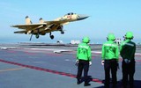 [ẢNH] Đưa ‘hổ giấy’ J-15 ra bay biển, hiểm nguy rình rập chính phi công Trung Quốc