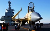[ẢNH] Đưa ‘hổ giấy’ J-15 ra bay biển, hiểm nguy rình rập chính phi công Trung Quốc
