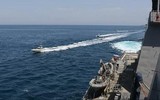 [ẢNH] Iran chuyển vũ khí gây khó chịu cho tàu sân bay Mỹ ra Đại Tây Dương 