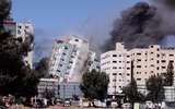 [ẢNH] Lý do không kích đánh sập tòa báo Gaza vừa được Israel tiết lộ