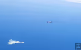 [ẢNH] Su-30SM Nga áp sát buộc F-35 NATO phải đổi hướng bay