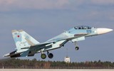[ẢNH] Su-30SM Nga áp sát buộc F-35 NATO phải đổi hướng bay