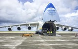 [ẢNH] Máy bay khổng lồ thời Liên Xô vừa thổi tung hàng rào căn cứ Anh
