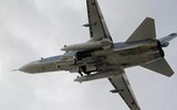 [ẢNH] 'Kiếm sĩ' Su-24M 'đại náo' họp báo của nguyên thủ thành viên NATO