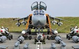 [ẢNH] 'Kiếm sĩ' Su-24M 'đại náo' họp báo của nguyên thủ thành viên NATO