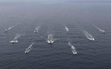 [ẢNH] Nhóm tác chiến tàu sân bay Anh lừng lững tiến vào Biển Đông