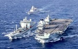 [ẢNH] Tàu ngầm hạt nhân Trung Quốc bị phát giác khi đeo bám nhóm tàu sân bay Anh
