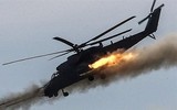 [ẢNH] Tập trận với 'xe tăng bay' Mi-24, Nga gửi tín hiệu rắn tới Taliban