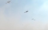 [ẢNH] Tập trận với 'xe tăng bay' Mi-24, Nga gửi tín hiệu rắn tới Taliban