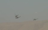 [ẢNH] Tập trận với 'xe tăng bay' Mi-24, Nga gửi tín hiệu rắn tới Taliban