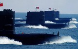 [ẢNH] Tàu ngầm hạt nhân Trung Quốc bị phát giác khi đeo bám nhóm tàu sân bay Anh