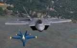 [ẢNH] Mài tóe lửa đường băng khi hạ cánh khẩn, tiết lộ thiết kế lạ của F-22 Raptor
