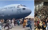 [ẢNH] Không phải 640 mà có tới 823 người nhồi nhét trên chiếc C-17 thoát khỏi Kabul