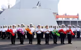 [ẢNH] Chiến hạm Việt Nam vượt qua đội Trung Quốc tại Army Games 2021