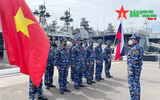 [ẢNH] Chiến hạm Việt Nam vượt qua đội Trung Quốc tại Army Games 2021