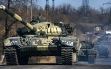 [ẢNH] ‘Cua thép’ T-72 'bị lột mai' khi trúng đòn hiểm từ UAV chiến đấu Iran