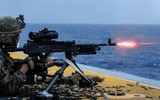 [ẢNH] Súng máy huyền thoại Mỹ trên bàn làm việc của chi huy khét tiếng Taliban