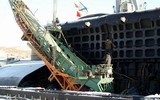 [ẢNH] Tàu ngầm hạt nhân Nga vừa phóng tên lửa 'sát thủ diệt tàu sân bay' gần Bắc Cực