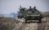 [ẢNH] Dân quân miền Đông phá hủy xe tải quân đội Ukraine bằng tên lửa chống tăng