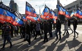 [ẢNH] Dân quân miền Đông phá hủy xe tải quân đội Ukraine bằng tên lửa chống tăng