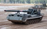 [ẢNH] Pháo tự hành bắn đạn hạt nhân Nga biến mục tiêu thành tro bụi tại Zapad 2021