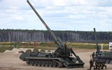 [ẢNH] Pháo tự hành bắn đạn hạt nhân Nga biến mục tiêu thành tro bụi tại Zapad 2021