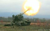 [ẢNH] Pháo tự hành bắn đạn hạt nhân Nga biến mục tiêu thành tro bụi tại Zapad 2021