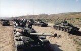 [ẢNH] Xe tăng Taliban áp sát Tajikistan, phép thử nguy hiểm trước Nga