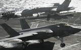 [ẢNH] Tàu sân bay hạt nhân Mỹ 'lột xác' với tiêm kích F-35C