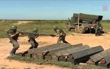 [ẢNH] Ukraine đưa 'vũ khí mạnh sau bom hạt nhân' tới sát chiến tuyến miền Đông