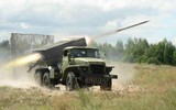 [ẢNH] Ukraine đưa 'vũ khí mạnh sau bom hạt nhân' tới sát chiến tuyến miền Đông