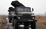 [ẢNH] Ukraine đưa 'vũ khí mạnh sau bom hạt nhân' tới sát chiến tuyến miền Đông