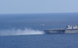 [ẢNH] F-35B Mỹ cất hạ cánh thành công trên tàu IS Izumo Nhật Bản, Trung Quốc thêm lo lắng?