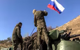 [ẢNH] Lính gìn giữ hòa bình Nga bị bắn chết ở Nagorno-Karabakh