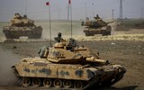 Chiến đấu cơ Nga tấn công trực diện phá hủy xe tăng Thổ Nhĩ Kỳ tại Syria