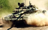 Xe tăng T-90 Syria dàn hàng tiến đánh phiến quân thân Thổ Nhĩ Kỳ tại Idlib