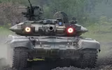 Xe tăng T-90 Syria dàn hàng tiến đánh phiến quân thân Thổ Nhĩ Kỳ tại Idlib