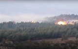 Nhận siêu bom từ Nga, Syria liền dội xuống phiến quân thân Thổ Nhĩ Kỳ
