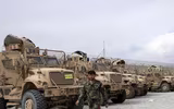 Xe bọc thép kháng mìn tốt nhất của Mỹ được Taliban tận dụng diễu hành
