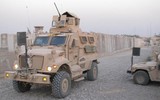 Xe bọc thép kháng mìn tốt nhất của Mỹ được Taliban tận dụng diễu hành
