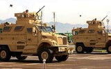Xe bọc thép kháng mìn tốt nhất của Mỹ được Taliban tận dụng diễu hành