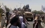 Xe bọc thép kháng mìn tốt nhất của Mỹ được Taliban tận dụng diễu hành