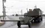 Pháo chống tăng MT-12 huyền thoại Liên Xô được Ukraine dùng để hủy diệt ly khai