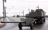 Pháo chống tăng MT-12 huyền thoại Liên Xô được Ukraine dùng để hủy diệt ly khai
