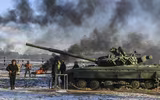 Binh đoàn xe tăng T-64 Ukraine âm thầm áp sát, miền Đông đột ngột căng thẳng