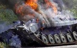 Pháo chống tăng MT-12 huyền thoại Liên Xô được Ukraine dùng để hủy diệt ly khai