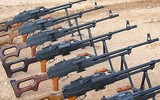 Súng máy huyền thoại PKM Liên Xô theo chân lính Nga tới Bắc Cực
